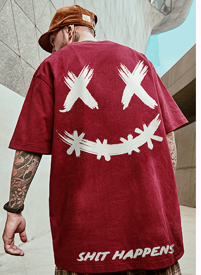 Men Oversize Streetwear T-Shirt -, Shirts & Tops , Drestiny , 4XL, 5XL, Australia, Black, Canada, Casual Shirts, DarkRed, FR, L, New Zealand, T-Shirts, United Kingdom, United States, White, XL, XXL, XXXL , Drestiny , www.shopdrestiny.com