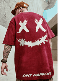 Thumbnail for Men Oversize Streetwear T-Shirt -, Shirts & Tops , Drestiny , 4XL, 5XL, Australia, Black, Canada, Casual Shirts, DarkRed, FR, L, New Zealand, T-Shirts, United Kingdom, United States, White, XL, XXL, XXXL , Drestiny , www.shopdrestiny.com