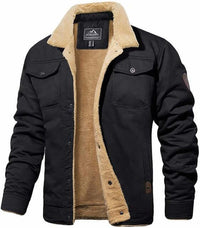 Thumbnail for Men's Cotton Cargo Jacket -, Coats & Jackets , Drestiny , 4XL, Army Green, Australia, Black, Dark Grey, FR, Jackets, Khaki, L, M, Navy, United Kingdom, United States, XL, XXL, XXXL , Drestiny , www.shopdrestiny.com