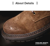 Thumbnail for Men's High Top Leather Boots -, Boots , Drestiny , Ankle Boots, Australia, Boots, Brown, Canada, New Zealand, United Kingdom, United States, Work Boots , Drestiny , www.shopdrestiny.com