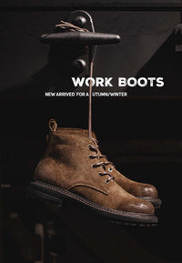 Thumbnail for Men's High Top Leather Boots -, Boots , Drestiny , Ankle Boots, Australia, Boots, Brown, Canada, New Zealand, United Kingdom, United States, Work Boots , Drestiny , www.shopdrestiny.com