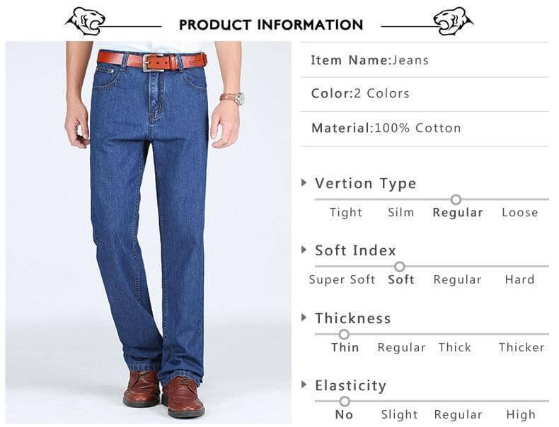 Men's Lightweight Casual Jeans - 100% Cotton! -, Jeans , Drestiny , Australia, Blue, Casual Pants, Dark Blue, FR, Jeans, Light Blue, United Kingdom, United States , Drestiny , www.shopdrestiny.com