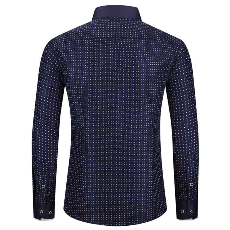 Men's Long Sleeve Dress Shirt -, Dress Shirt , Drestiny , 4XL, 6XL, 8XL, Australia, DarkBlue, Dress Shirts, FR, L, Long Sleeves, New Zealand, S, United Kingdom, United States, XXL , Drestiny , www.shopdrestiny.com