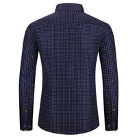 Thumbnail for Men's Long Sleeve Dress Shirt -, Dress Shirt , Drestiny , 4XL, 6XL, 8XL, Australia, DarkBlue, Dress Shirts, FR, L, Long Sleeves, New Zealand, S, United Kingdom, United States, XXL , Drestiny , www.shopdrestiny.com