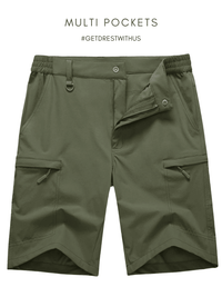 Thumbnail for Men's Quick Dry Cargo Shorts -, Cargo Shorts , Drestiny , 4XL, Army Green, Australia, Azure Blue, Black, Blue, Blue Grey, Dark Grey, Fruit Green, Green, Khaki, L, Light Blue, Light Green, Light Grey, M, Mint Green, New Zealand, Shorts, Sky Blue, United Kingdom, United States, White, XL, XXL, XXXL , Drestiny , www.shopdrestiny.com