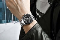 Thumbnail for Men's Sapphire Stainless Steel Luxury PAGANI Watch (Identical To The Rolex Daytona!) -, Watches , Drestiny , Australia, Black, Blue, Canada, Green, New Zealand, Silver, United Kingdom, United States, Watches, White , Drestiny , www.shopdrestiny.com