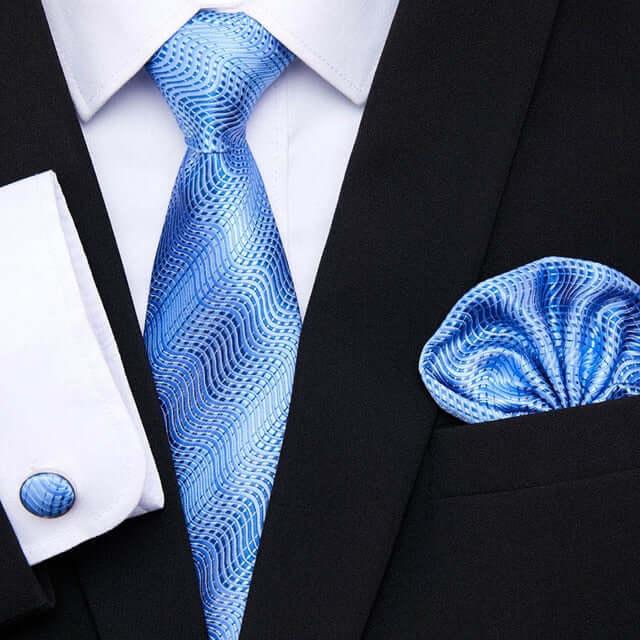 Men's Silk Tie - Pocket Square - Cufflink Set -, Tie Sets , Drestiny , Australia, Canada, Cufflinks, FR, Gender_Men, New Zealand, Pocket Squares, Sets, Ties, United Kingdom, United States , Drestiny , www.shopdrestiny.com