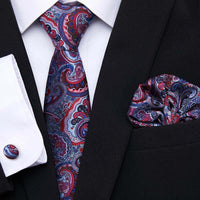 Thumbnail for Men's Silk Tie - Pocket Square - Cufflink Set -, Tie Sets , Drestiny , Australia, Canada, Cufflinks, FR, Gender_Men, New Zealand, Pocket Squares, Sets, Ties, United Kingdom, United States , Drestiny , www.shopdrestiny.com