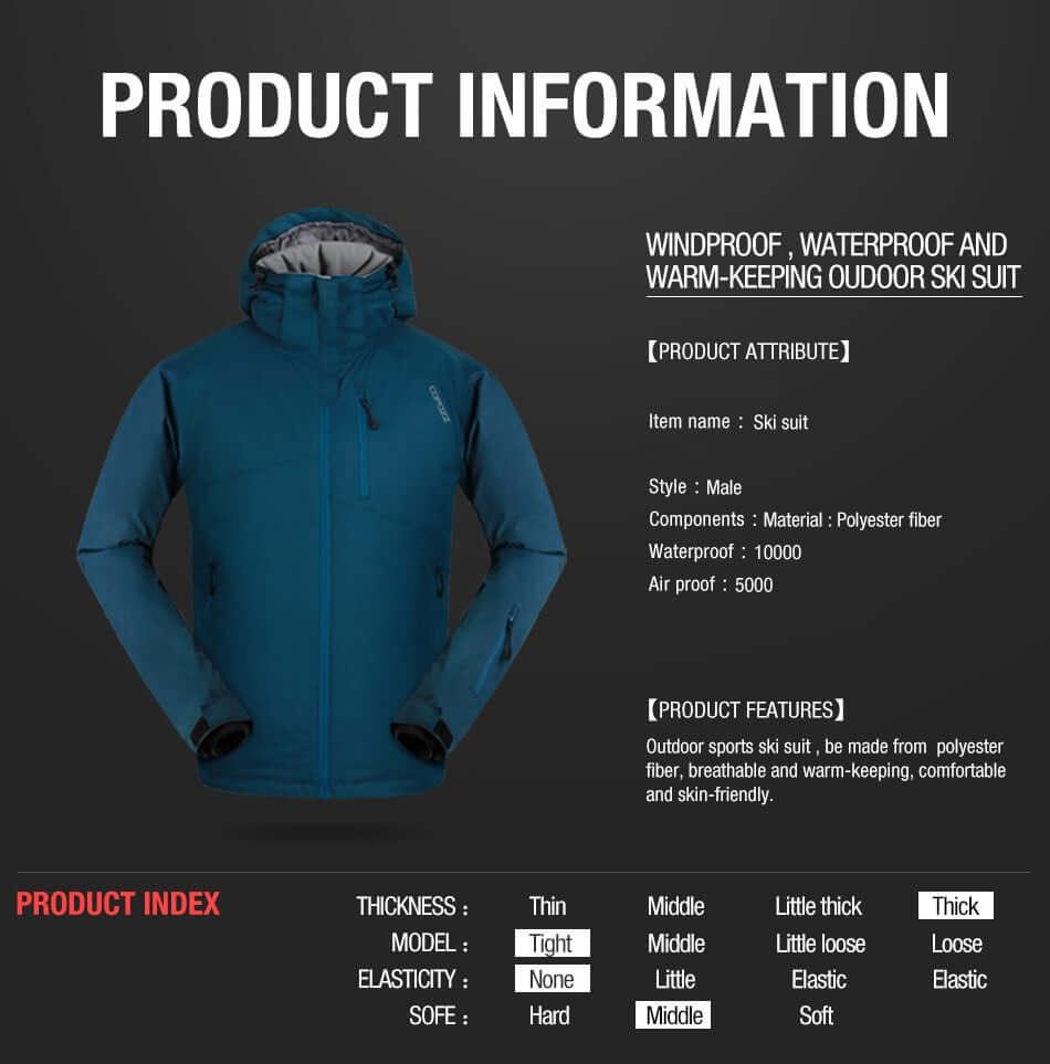 Men's Snowboard & Ski Jacket -, Coats , Drestiny , Australia, Cadet Blue, Coats, FR, Jackets, L, M, New Zealand, Orange, S, United Kingdom, United States, XL, XXL , Drestiny , www.shopdrestiny.com