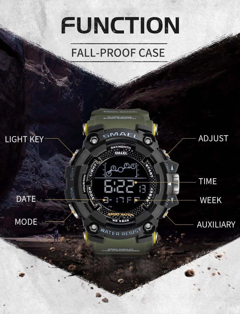 Men's Waterproof Sports Watch -, Sports Watch , Drestiny , Australia, Beige, Black, Blue, Canada, FR, Gender_Men, Gold, New Zealand, Orange, United Kingdom, United States, Watches , Drestiny , www.shopdrestiny.com