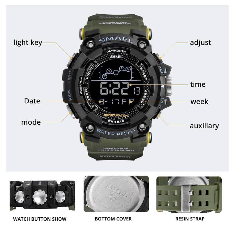 Men's Waterproof Sports Watch -, Sports Watch , Drestiny , Australia, Beige, Black, Blue, Canada, FR, Gender_Men, Gold, New Zealand, Orange, United Kingdom, United States, Watches , Drestiny , www.shopdrestiny.com