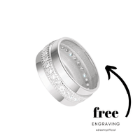 Thumbnail for Personalized Engraved Name Rings -, Rings , Drestiny , 10, 11, 12, 6, 7, 8, 9, Australia, Canada, New Zealand, Rings, Silver, United Kingdom, United States , Drestiny , www.shopdrestiny.com