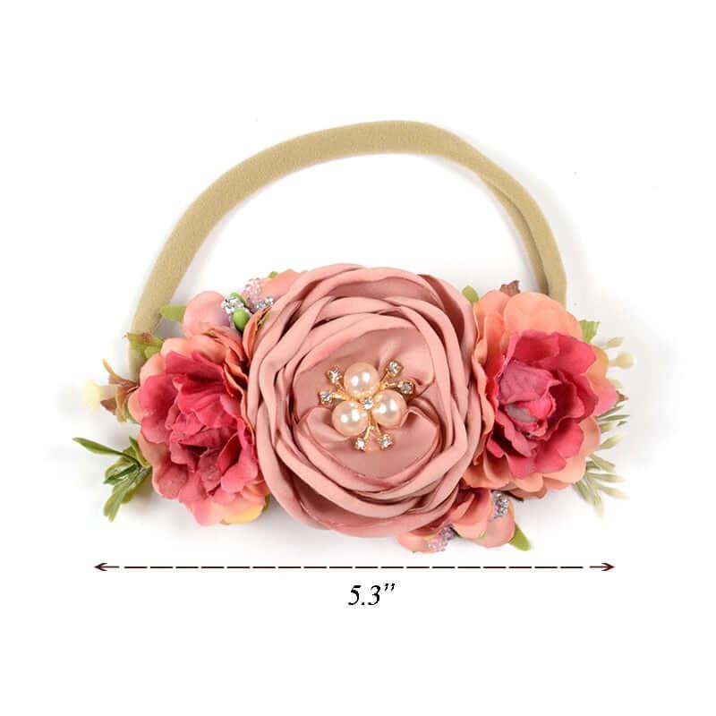 Premium Princess Floral Headbands -, Headbands , Drestiny , Australia, Beige, Blue, Brown, Canada, Champagne, Dark Blue, Dark Grey, FR, Girls, Gold, Green, Grey, Headbands, Ivory, Light Blue, Light Brown, Light Grey, New Zealand, Olive Green, Pink, Purple, Royal Blue, Silver, Sky Blue, TD, Teal, United Kingdom, United States, White, Yellow , Drestiny , www.shopdrestiny.com