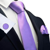 Thumbnail for Men's Silk Tie & Pocket Square - FREE Matching Cufflinks Included! -, Tie , Drestiny , Australia, Black, Blue, Brown, Canada, Champagne, Cufflinks, Dark Green, Dark Orange, Gender_Men, Gold, Green, Grey, Light Blue, Light Pink, Light Purple, Lime, Navy, New Zealand, Olive Green, Pink, Pocket Squares, Purple, Red, Salmon, Sets, Ties, United Kingdom, United States, Wine Red, Yellow , Drestiny , www.shopdrestiny.com