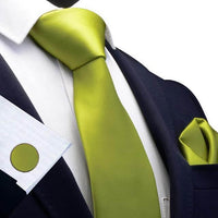 Thumbnail for Men's Silk Tie & Pocket Square - FREE Matching Cufflinks Included! -, Tie , Drestiny , Australia, Black, Blue, Brown, Canada, Champagne, Cufflinks, Dark Green, Dark Orange, Gender_Men, Gold, Green, Grey, Light Blue, Light Pink, Light Purple, Lime, Navy, New Zealand, Olive Green, Pink, Pocket Squares, Purple, Red, Salmon, Sets, Ties, United Kingdom, United States, Wine Red, Yellow , Drestiny , www.shopdrestiny.com