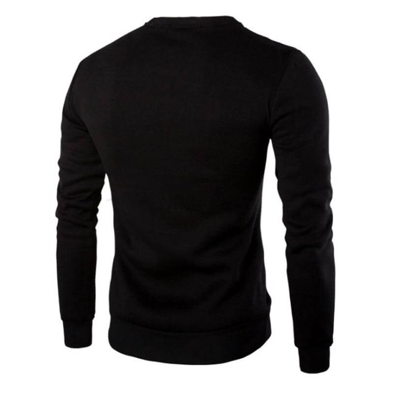 Men's Leather Zipper Sweatshirt -, Sweater , Drestiny , 4XL, 5XL, Australia, Black, Blue, Canada, FR, Grey, L, LightGrey, M, MidnightBlue, New Zealand, OliveDrab, Orange, Pullovers, Red, Sweatshirts, United Kingdom, United States, White, XL, XXL, XXXL , Drestiny , www.shopdrestiny.com