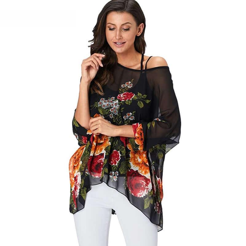 Women's Off Shoulder Plus Size Blouse -, Blouses , Drestiny , 4XL, 5XL, 6XL, Australia, Blouses, Canada, Casual Shirts, Gender_Women, New Zealand, Off Shoulder, United Kingdom, United States , Drestiny , www.shopdrestiny.com