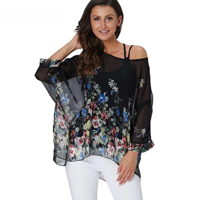 Women's Off Shoulder Plus Size Blouse -, Blouses , Drestiny , 4XL, 5XL, 6XL, Australia, Blouses, Canada, Casual Shirts, Gender_Women, New Zealand, Off Shoulder, United Kingdom, United States , Drestiny , www.shopdrestiny.com