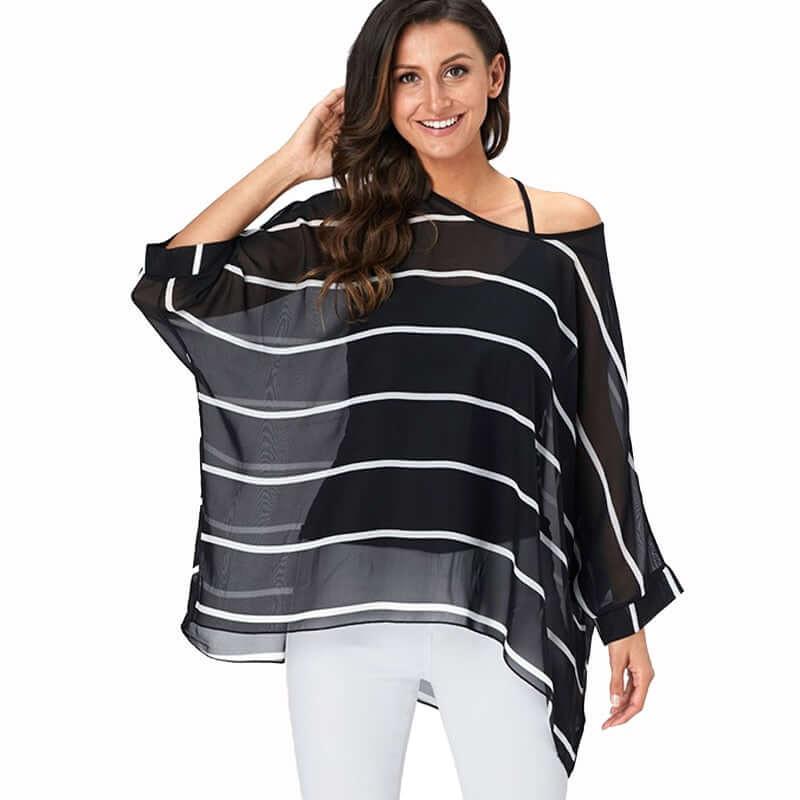 Women's Off Shoulder Plus Size Blouse -, Blouses , Drestiny , 4XL, 5XL, 6XL, Australia, Blouses, Canada, Casual Shirts, Gender_Women, New Zealand, Off Shoulder, United Kingdom, United States , Drestiny , www.shopdrestiny.com