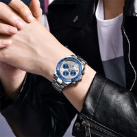 Thumbnail for Men's Sapphire Stainless Steel Luxury PAGANI Watch (Identical To The Rolex Daytona!) -, Watches , Drestiny , Australia, Black, Blue, Canada, Green, New Zealand, Silver, United Kingdom, United States, Watches, White , Drestiny , www.shopdrestiny.com