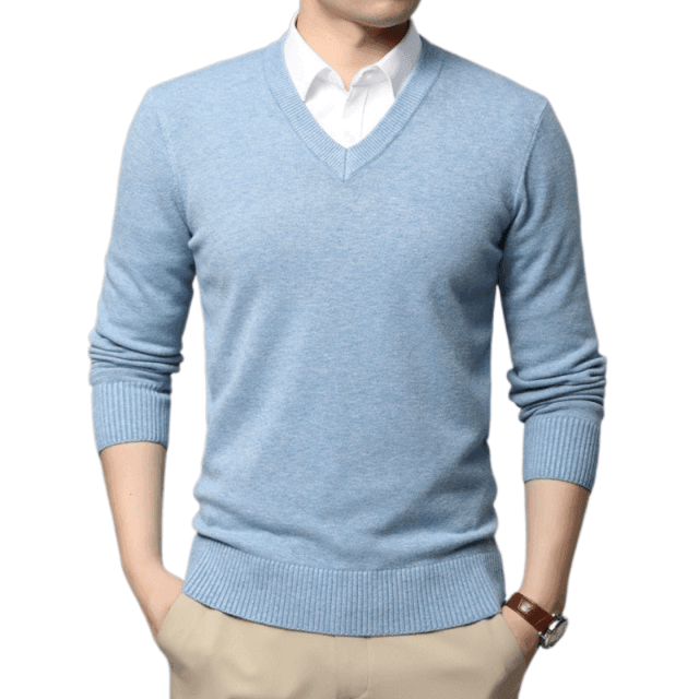 Men's High Quality V Neck Pullover -, Pullover , Drestiny , Australia, Black, Dark Red, FR, Grey, L, Light Blue, M, Navy, New Zealand, Orange, Pullovers, Sky Blue, Sweaters, United Kingdom, United States, White, XL, XXL, XXXL , Drestiny , www.shopdrestiny.com