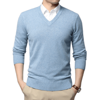 Thumbnail for Men's High Quality V Neck Pullover -, Pullover , Drestiny , Australia, Black, Dark Red, FR, Grey, L, Light Blue, M, Navy, New Zealand, Orange, Pullovers, Sky Blue, Sweaters, United Kingdom, United States, White, XL, XXL, XXXL , Drestiny , www.shopdrestiny.com