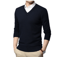 Thumbnail for Men's High Quality V Neck Pullover -, Pullover , Drestiny , Australia, Black, Dark Red, FR, Grey, L, Light Blue, M, Navy, New Zealand, Orange, Pullovers, Sky Blue, Sweaters, United Kingdom, United States, White, XL, XXL, XXXL , Drestiny , www.shopdrestiny.com