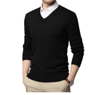 Thumbnail for Men's High Quality V Neck Pullover -, Pullover , Drestiny , Australia, Black, Dark Red, FR, Grey, L, Light Blue, M, Navy, New Zealand, Orange, Pullovers, Sky Blue, Sweaters, United Kingdom, United States, White, XL, XXL, XXXL , Drestiny , www.shopdrestiny.com