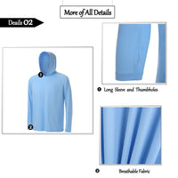 Thumbnail for Men's Athletic Hoodies Long Sleeves - In 16 Colors With UV Protection! -, Shirts & Tops , Drestiny , Australia, Black, Blue, Deep Sky Blue, Gender_Men, Green, Hoodies, L, Lake Blue, Light Green, Light Grey, Long Sleeves, M, Mint Green, Navy, New Zealand, Orange, Pink, Red, S, Sky Blue, United Kingdom, United States, White, Wine Red, XL, XXL, XXXL , Drestiny , www.shopdrestiny.com