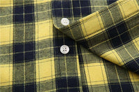 Thumbnail for Men's Long Sleeve Classic Plaid Shirt - Plus Sizes! -, Shirts , Drestiny , 10XL, 4XL, 5XL, 6XL, 7XL, 8XL, Australia, Beige, Black, Blue, Brown, Canada, Casual Shirts, Coffee, Dark Blue, Dress Shirts, FR, Grey, Khaki, L, Long Sleeves, Navy, New Zealand, Red, United Kingdom, United States, XL, XXL, XXXL, Yellow , Drestiny , www.shopdrestiny.com