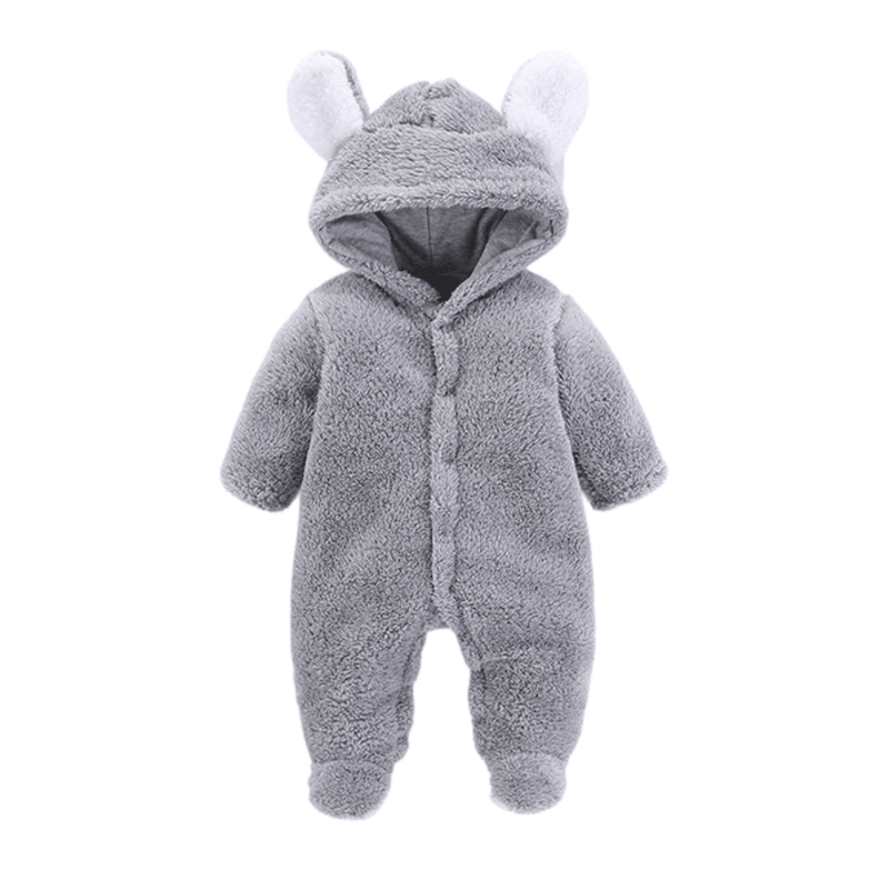 Warm Bear Design Hooded Suit -, Baby & Toddler Outerwear , Drestiny , Australia, Boys, Canada, FR, Girls, Grey, New Zealand, Pink, Snowsuits, Tan, United Kingdom, United States, White , Drestiny , www.shopdrestiny.com