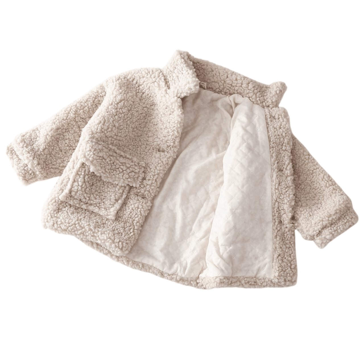 Warm Sheep Like Coat For Baby & Toddlers -, Coats , Drestiny , 12M, 18M, 2T, 3T, Australia, Beige, Boys, Brown, Canada, Girls, New Zealand, Pink, United Kingdom, United States , Drestiny , www.shopdrestiny.com