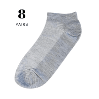 Thumbnail for Women's Ankle Socks - 8 Pairs! -, Socks , Drestiny , Australia, Black, Canada, Gender_Women, Grey, New Zealand, Socks, United Kingdom, United States, White , Drestiny , www.shopdrestiny.com