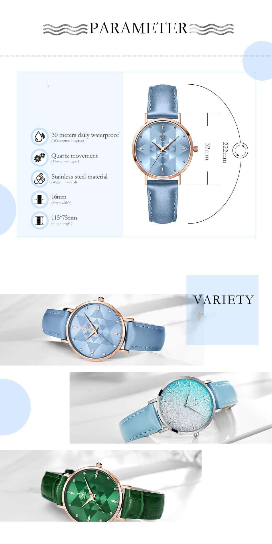 Women's Beautifully Thin Watch -, Watch , Drestiny , Australia, Black, Blue, Canada, Gender_Women, Gold, Light Blue, New Zealand, United Kingdom, United States, Watches , Drestiny , www.shopdrestiny.com