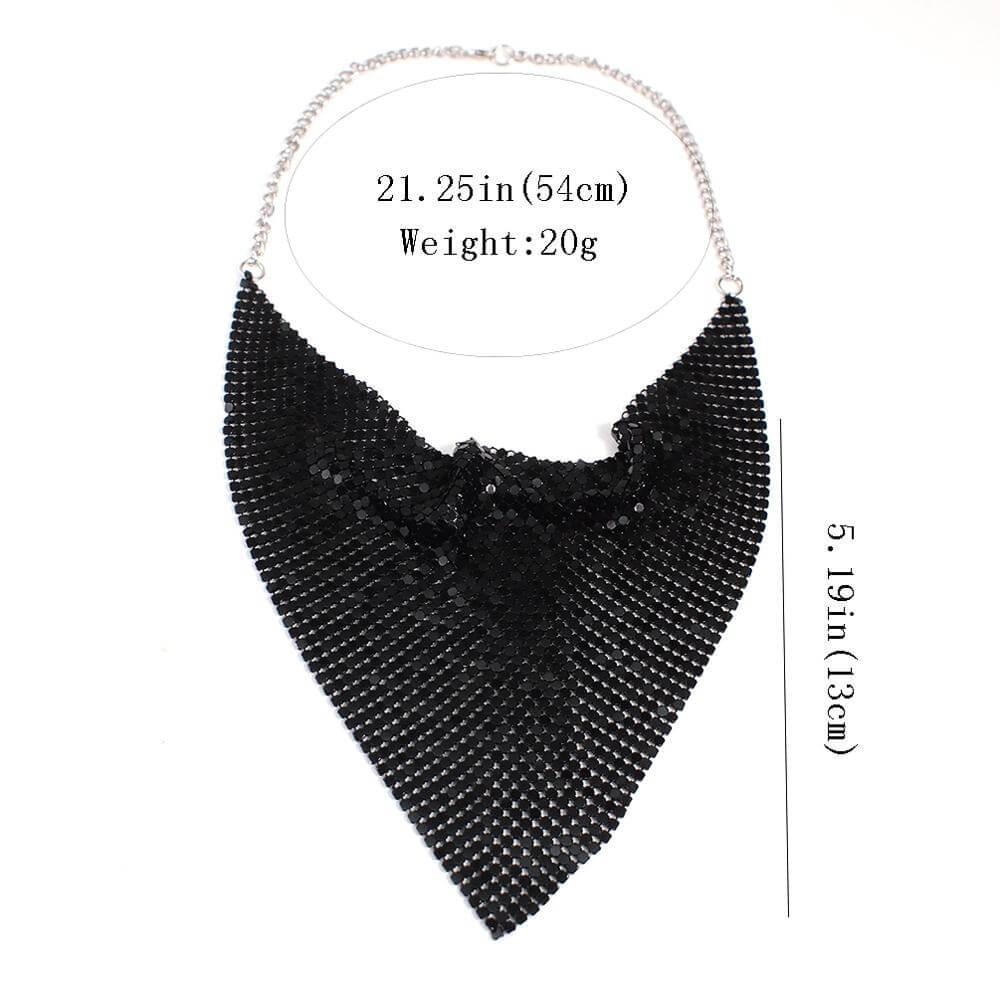 Women's Fashion Bib Necklace -, Necklace , Drestiny , Australia, Black, Canada, Gender_Women, Gold, Leopard, Necklaces, New Zealand, Silver, United Kingdom, United States , Drestiny , www.shopdrestiny.com