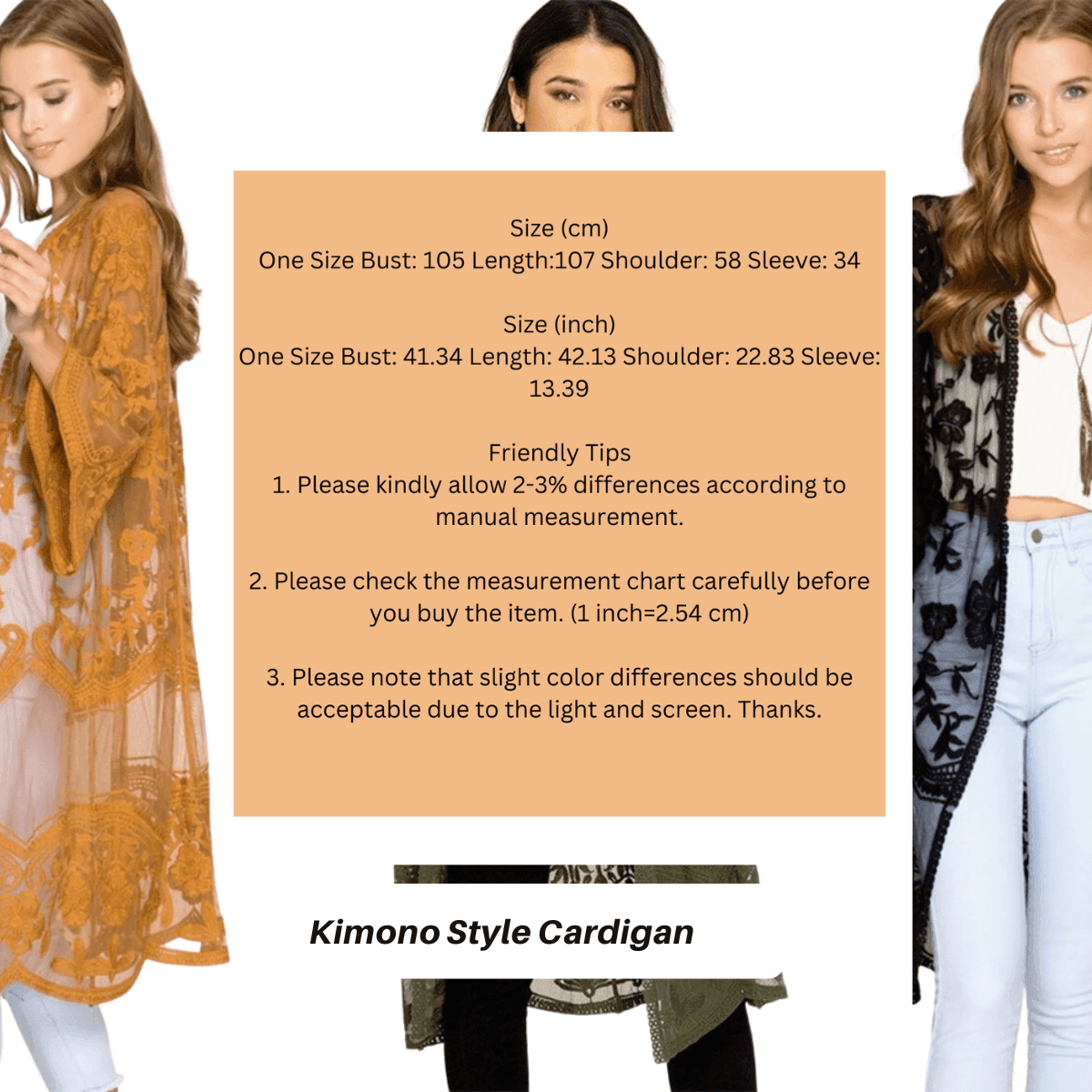 Women's Lace Kimono Top -, Cardigan , Drestiny , Australia, Black, Blouses, Brown, Canada, Dark Blue, Dark Olive Green, Dark Red, Dress Shirts, Gold, Light Blue, New Zealand, Pink, Sienna, United Kingdom, United States, White, Wine Red , Drestiny , www.shopdrestiny.com