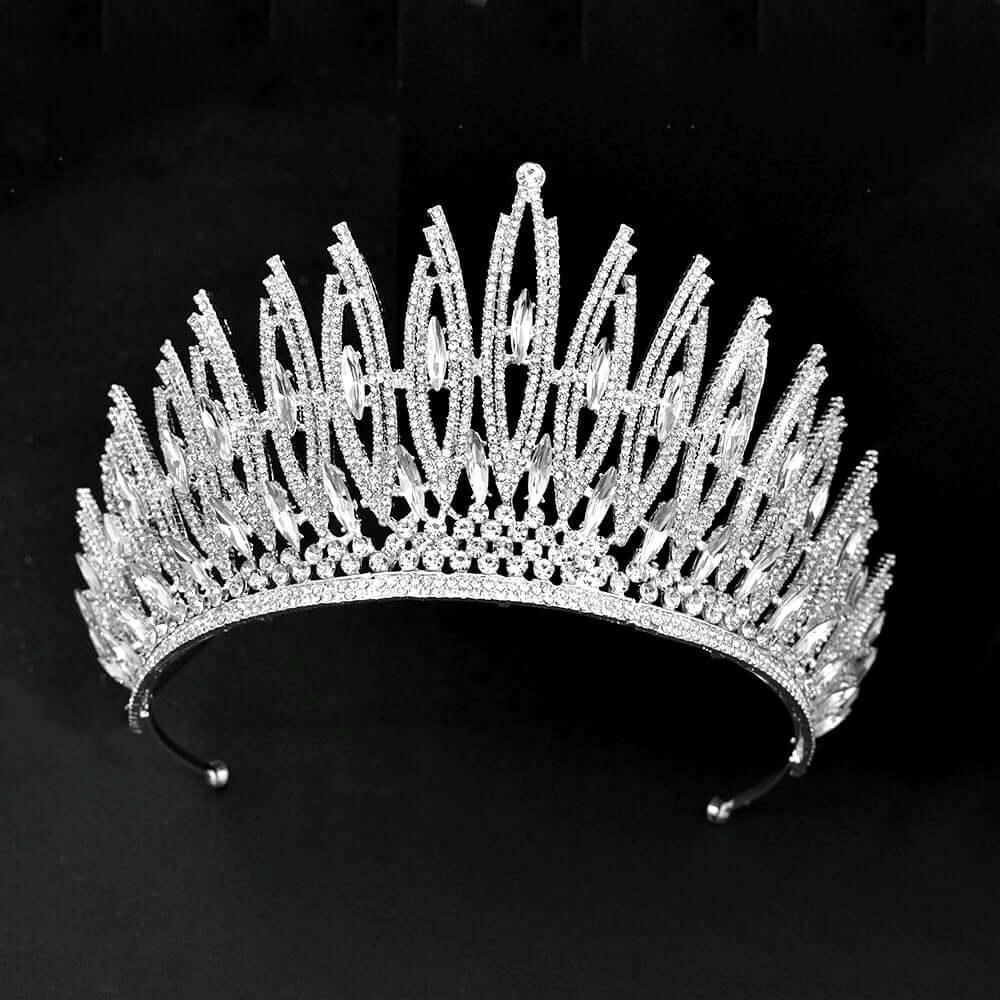 Women's Opulent Crystal Crowns & Tiaras -, Crowns , Drestiny , Australia, Blue, Canada, Crowns, Gold, Hair Accessories, New Zealand, Silver, Tiaras, United Kingdom, United States, White , Drestiny , www.shopdrestiny.com