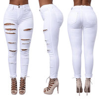 Thumbnail for Women's Ripped Jeans -, Jeans , Drestiny , Australia, Black, Canada, FR, Jeans, L, M, New Zealand, S, Skinny Jeans, United Kingdom, United States, White, XL, XXL , Drestiny , www.shopdrestiny.com