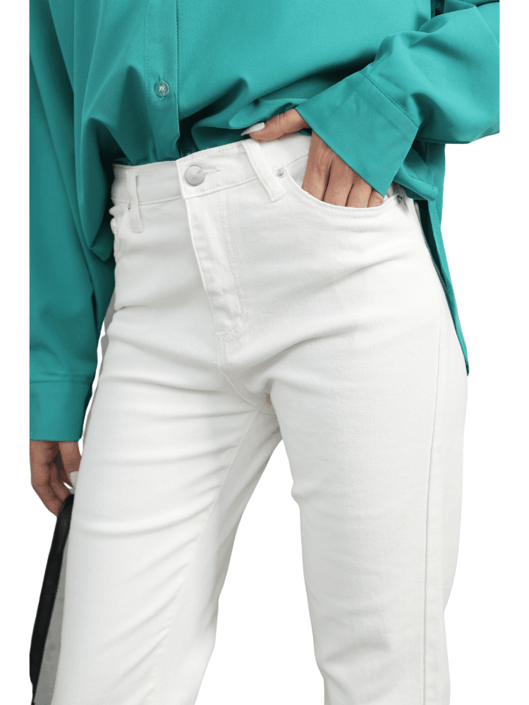 Women's White Jeans Straight Leg -, Jeans , Drestiny , Australia, Canada, Jeans, L, M, New Zealand, S, United Kingdom, United States, White, XL, XS, XXL , Drestiny , www.shopdrestiny.com