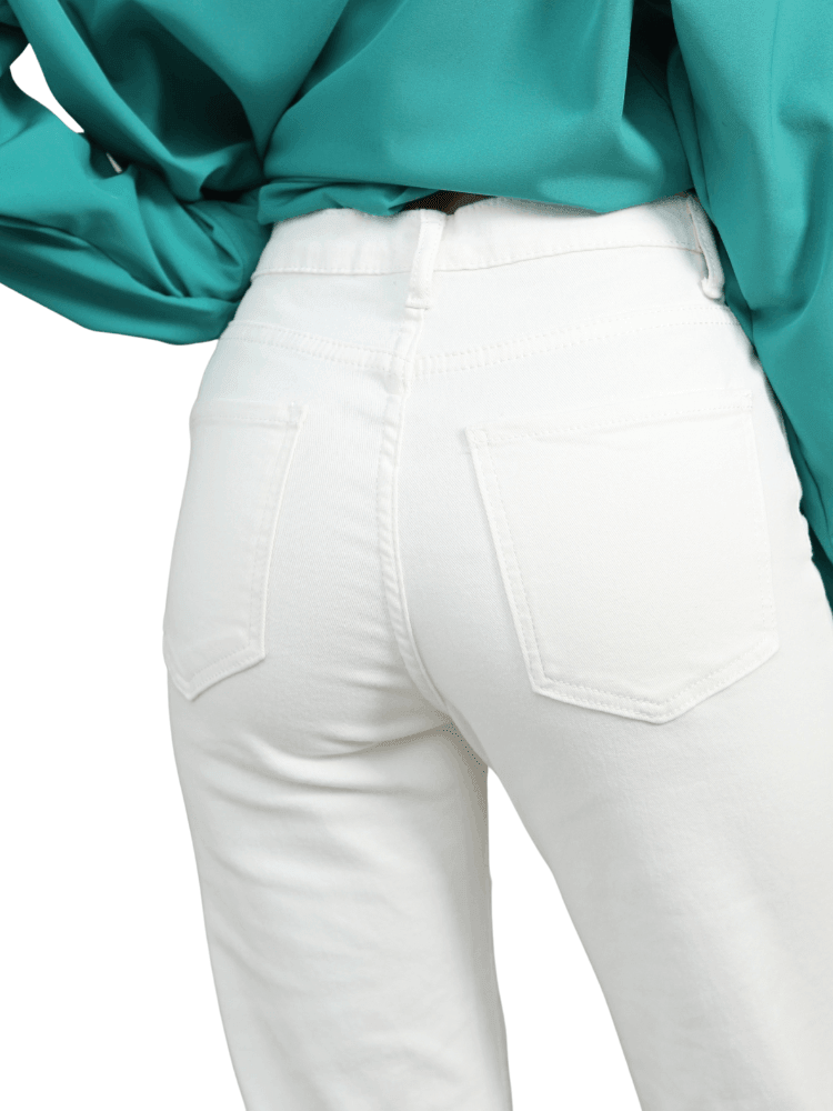 Women's White Jeans Straight Leg -, Jeans , Drestiny , Australia, Canada, Jeans, L, M, New Zealand, S, United Kingdom, United States, White, XL, XS, XXL , Drestiny , www.shopdrestiny.com