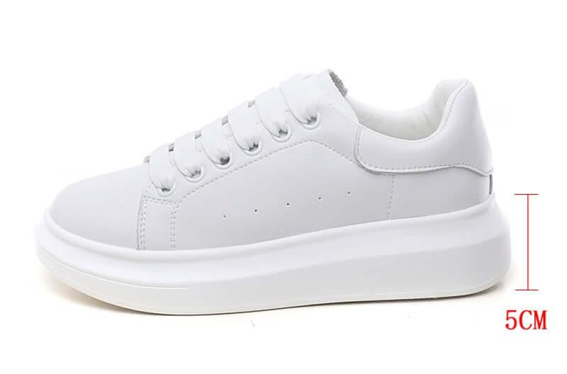 Women's White Platform Sneakers -, Shoes , Drestiny , Australia, Black, FR, New Zealand, Sneakers, United Kingdom, United States, White , Drestiny , www.shopdrestiny.com