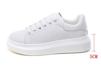 Thumbnail for Women's White Platform Sneakers -, Shoes , Drestiny , Australia, Black, FR, New Zealand, Sneakers, United Kingdom, United States, White , Drestiny , www.shopdrestiny.com