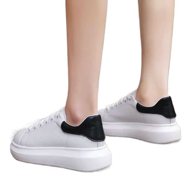 Women's White Platform Sneakers -, Shoes , Drestiny , Australia, Black, FR, New Zealand, Sneakers, United Kingdom, United States, White , Drestiny , www.shopdrestiny.com